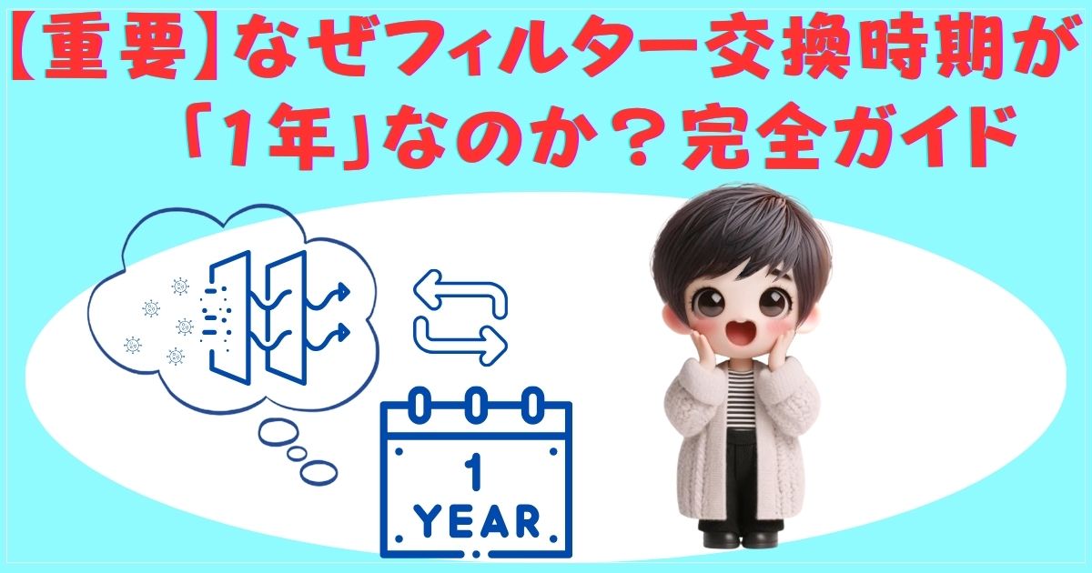フィルター交換時期について