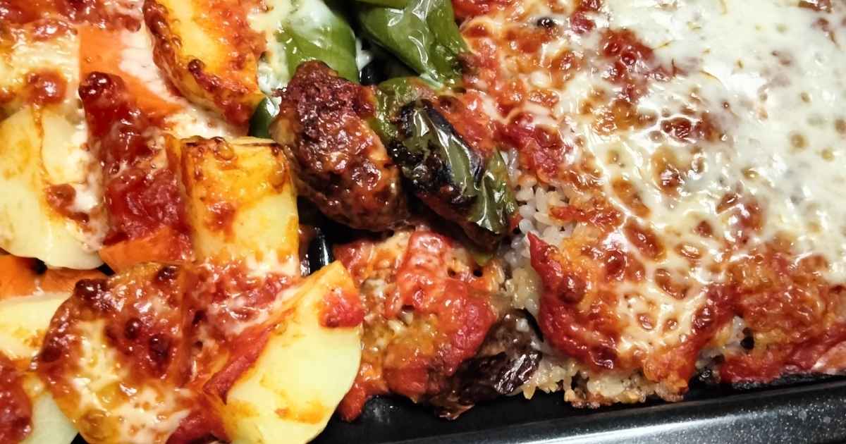 ラ・クックで料理した温野菜と雑穀米ドリア