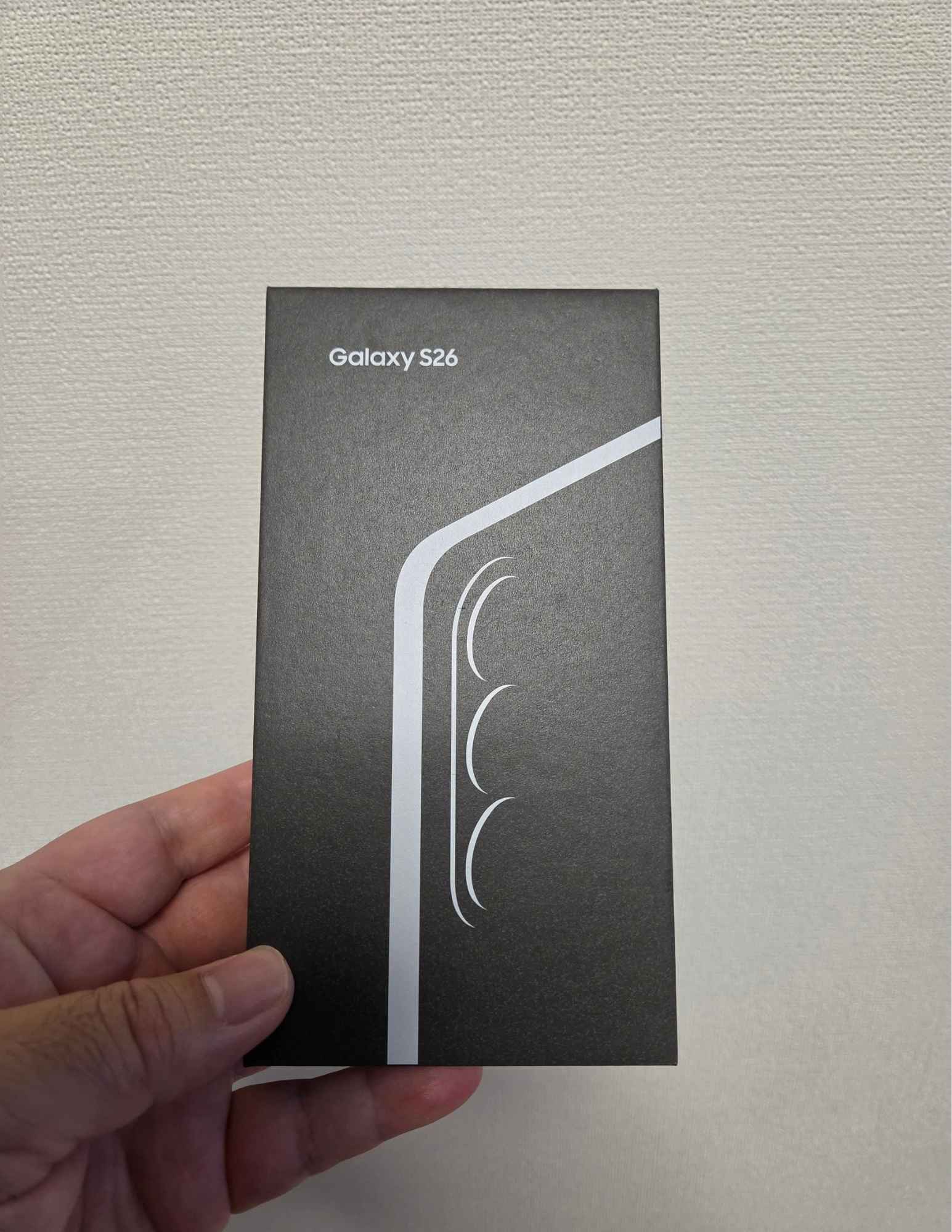 Galaxy S26化粧箱の画像