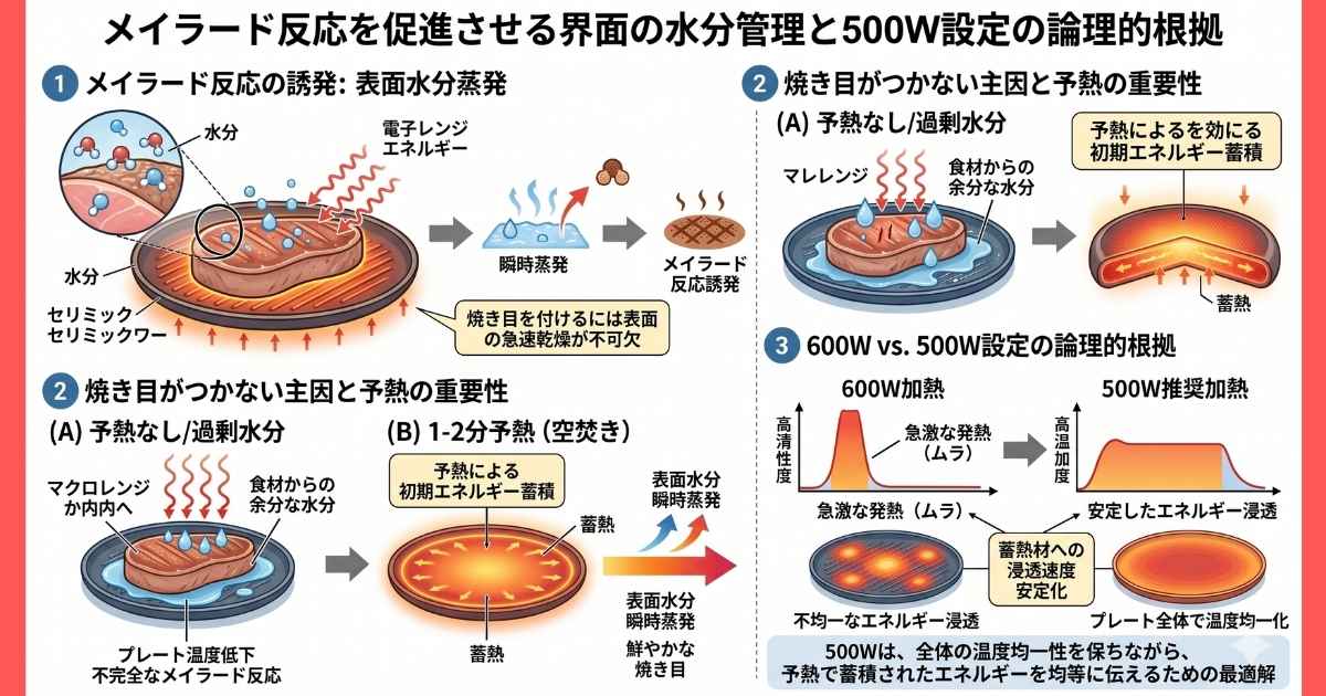 メイラード反応の仕組み図